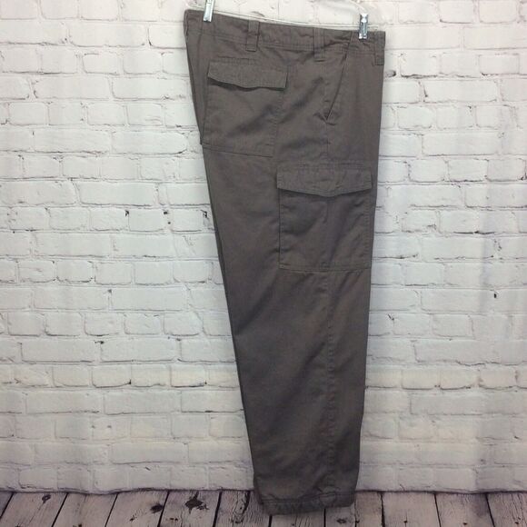 Red Head Flannel Lined Cargo Pants Men 44x30 Gray Straight Leg Outdoor Workwear - Picture 11 of 11